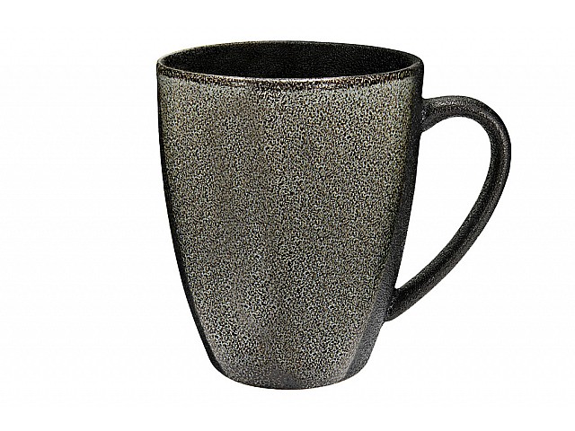 Кружка Umi 400 мл черно-серая в крапинку
