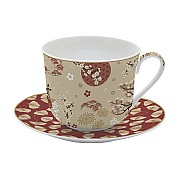 Чашка с блюдцем Кимоно Easy Life 0,4 л