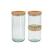 Банка для сыпучих продуктов Jars 820/350 мл, 3 шт