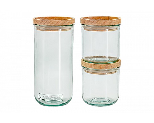 Банка для сыпучих продуктов Jars 820/350 мл, 3 шт