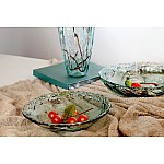 Блюдо Pandora 31х65 см круглое мятый эффект