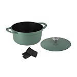 Кастрюля Agile, зелёная, 24 см, 4,2 л