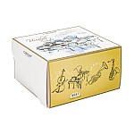 Кружка Зима A. Vivaldi 380 мл белая с голубым кантом