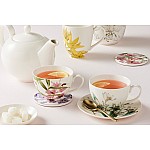 Чашка с блюдцем Орхидея белая, 0,24 л