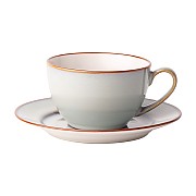 Пара чайная Mandala 220 мл серо-бежевая