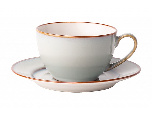 Пара чайная Mandala 220 мл серо-бежевая