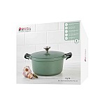 Кастрюля Agile, зелёная, 24 см, 4,2 л