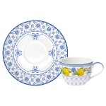 Чашка с блюдцем Positano Easy Life 0,24 л