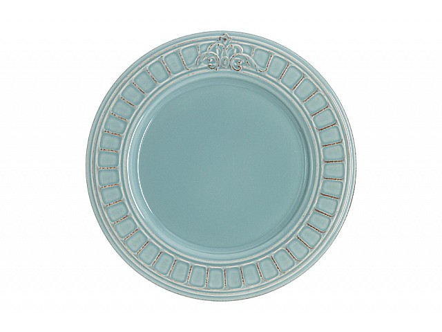 Тарелка обеденная Venice голубой 25 см