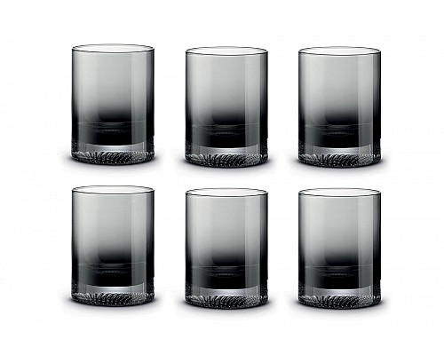 Набор стаканов для виски Fun Classy, дымчатый, 0,35 л, 6 шт