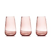 Набор стаканов для воды Opium розовый 0,57 л 6 шт