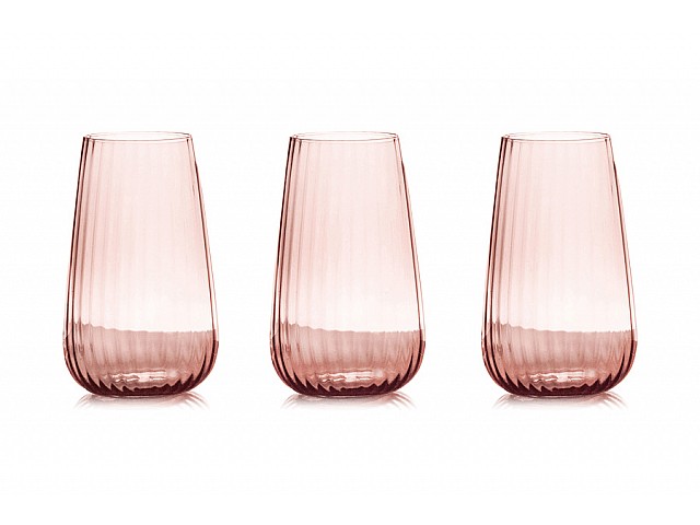 Набор стаканов для воды Opium розовый 0,57 л 6 шт
