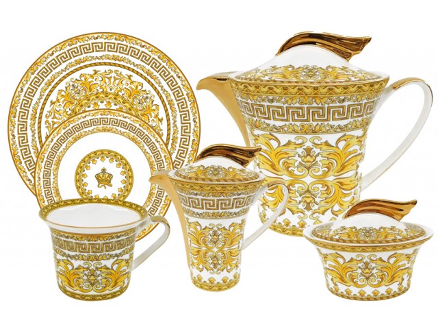 Чайный сервиз Тиара Royal Crown на 6 персон 21 предмет