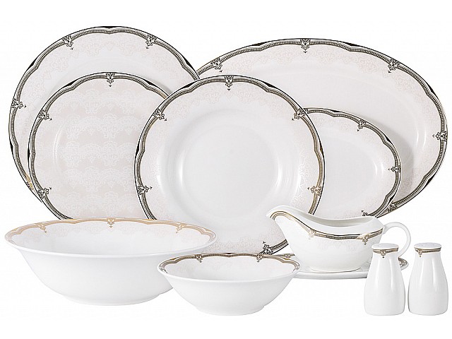 Обеденный сервиз Вивьен (комбинированный) на 12 персон 50 предметов