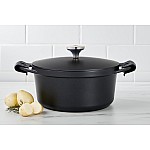 Кастрюля Agile, чёрная, 24 см, 4,2 л