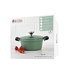 Кастрюля Agile, зелёная, 20 см, 2,4 л