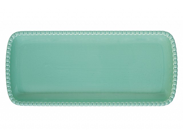 Блюдо прямоугольное Easy Life Tiffany морская волна 36х16 см
