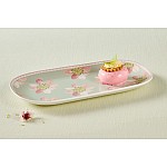 Блюдо овальное Primula, шалфей, 33х17,5 см