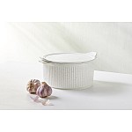 Кастрюля Speckle 3 л с крышкой круглая молочная