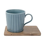 Набор из 2-х кружек Время отдыха синяя и жёлтая Easy Life 380 мл