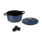 Кастрюля Agile, синяя, 24 см, 4,2 л