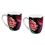 Набор кружек Розы 380 мл 2 шт