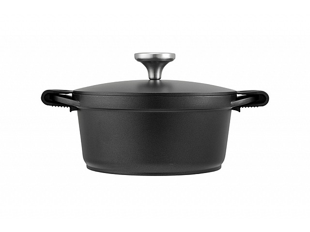 Кастрюля Agile, чёрная, 20 см, 2,4 л