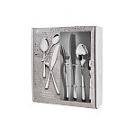 Набор столовых приборов Leveson, серебристый, 6 персон, 24 предмета