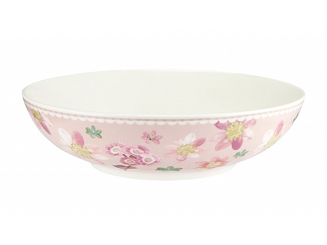 Тарелка суповая (салатник) Primula, розовая, 20 см, 0,75 л Тарелка суповая (салатник) Primula, розовая, 20 см, 0,75 л