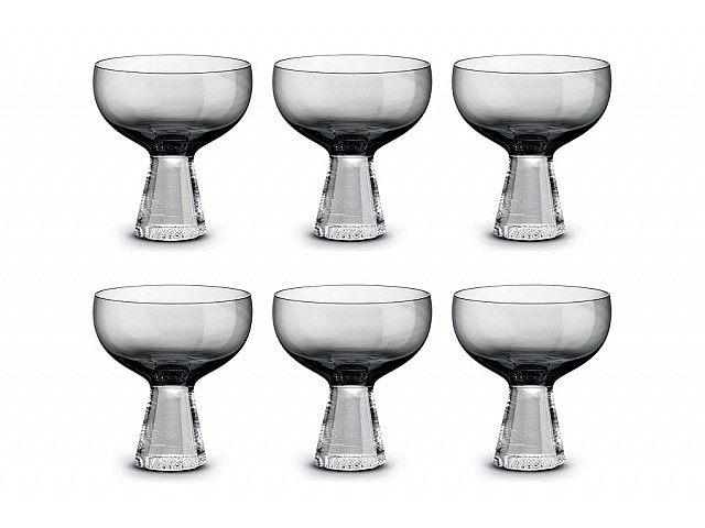 Набор креманок Fun Classy, дымчатый, 0,35 л, 6 шт