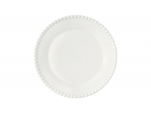 Тарелка закусочная Tiffany Easy Life белая 19 см