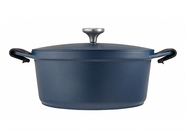 Кастрюля Agile, синяя, 28 см, 6,3 л