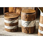 Банка для сыпучих продуктов Wood&Marble, 12х11,5 см, 0,7 л
