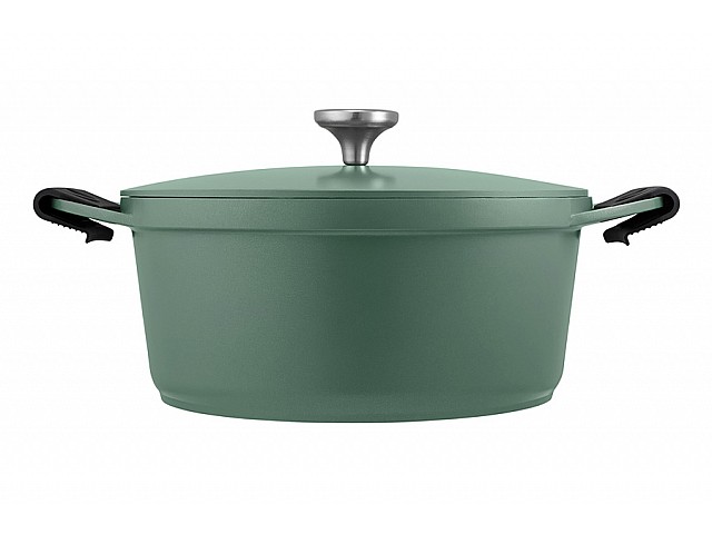 Кастрюля Agile, зелёная, 28 см, 6,3 л