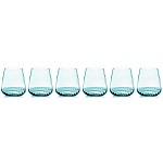 Набор стаканов для виски Opium голубой 0,45 л 6 шт