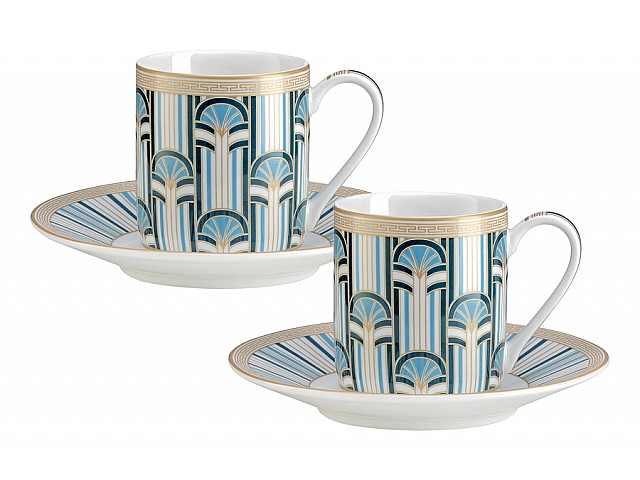 Набор чашек с блюдцами Liberty, 0,08 л, 2 шт