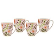 Набор 4 кружки Arcadia Maxwell & Williams розовый 0,42 л