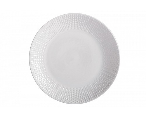 Тарелка закусочная Corallo белая 19 см
