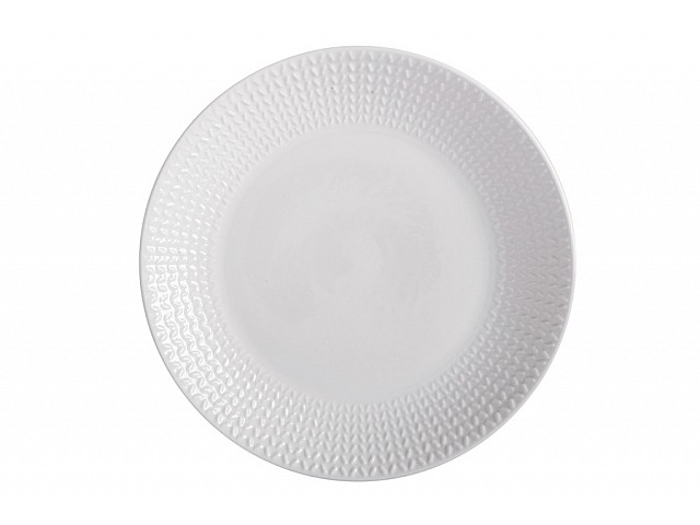 Тарелка закусочная Corallo белая 19 см