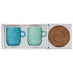 Набор из 2-х кружек Радуга мятная и морская волна Easy Life 350 мл