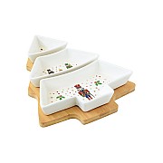 Набор для закусок Щелкунчик (Ёлочка) 4 предмета