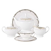 Чайный сервиз Вивьен (комбинированный) на 12 персон 40 предметов