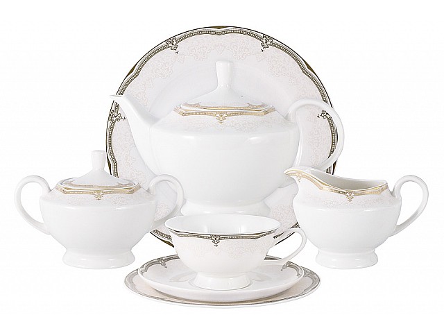 Чайный сервиз Вивьен (комбинированный) на 12 персон 40 предметов