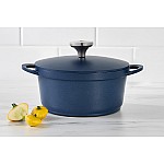 Кастрюля Agile, синяя, 20 см, 2,4 л