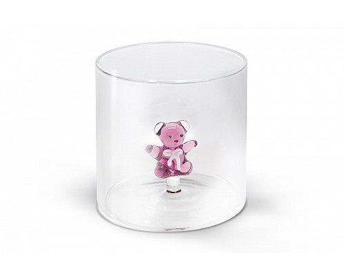 Стакан 250 мл Медвежонок Тедди розовый Monterey