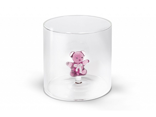 Стакан 250 мл Медвежонок Тедди розовый Monterey