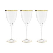 Набор бокалов для вина Сабина золото Same 0,3 л, 6 шт