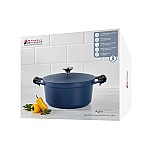 Кастрюля Agile, синяя, 24 см, 4,2 л