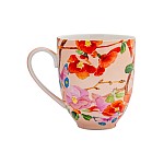 Кружка с подставкой Камелии на розовом, 0,4 л