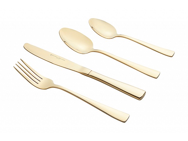 Набор столовых приборов Arden, цвет шампанского, 4 персоны, 16 предметов